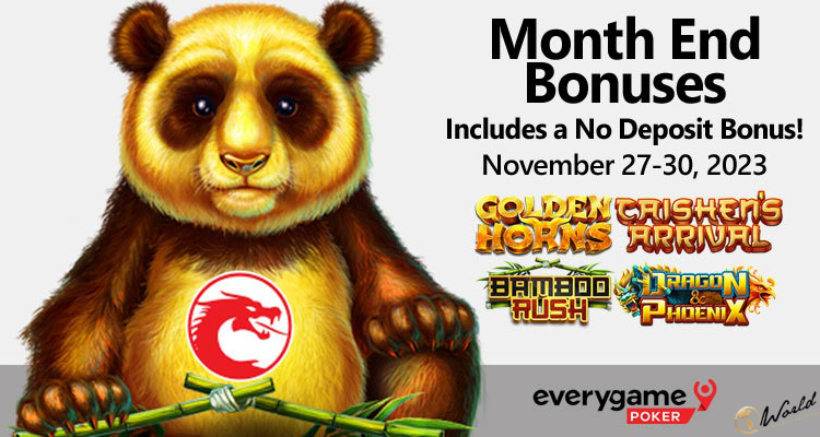 Everygame Poker Offers Up To 100 Free Spins On 4 Betsoft’s Slots To Celebrate End of the Month
