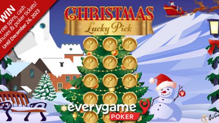Everygame Poker Spins Festive Celebrations with Christmas Lucky Pick Bonus Offers