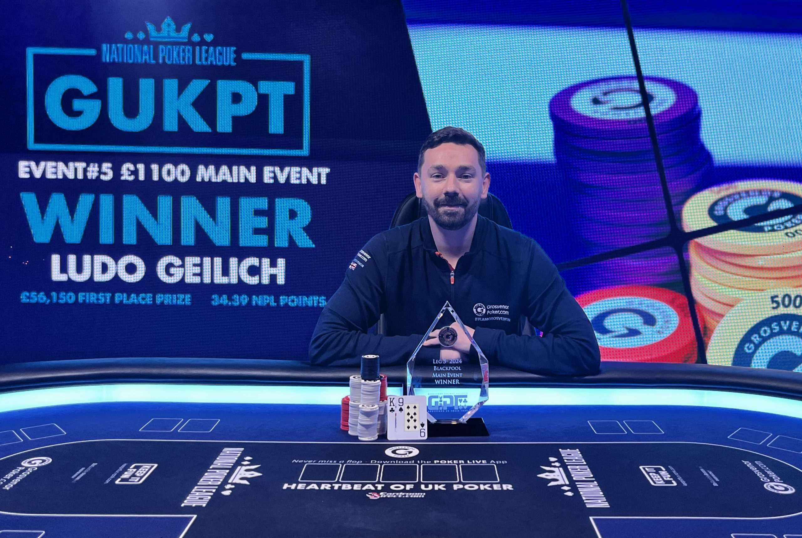Grosvenor Poker Ambassador Ludovic Geilich is Loving Life on the GUKPT