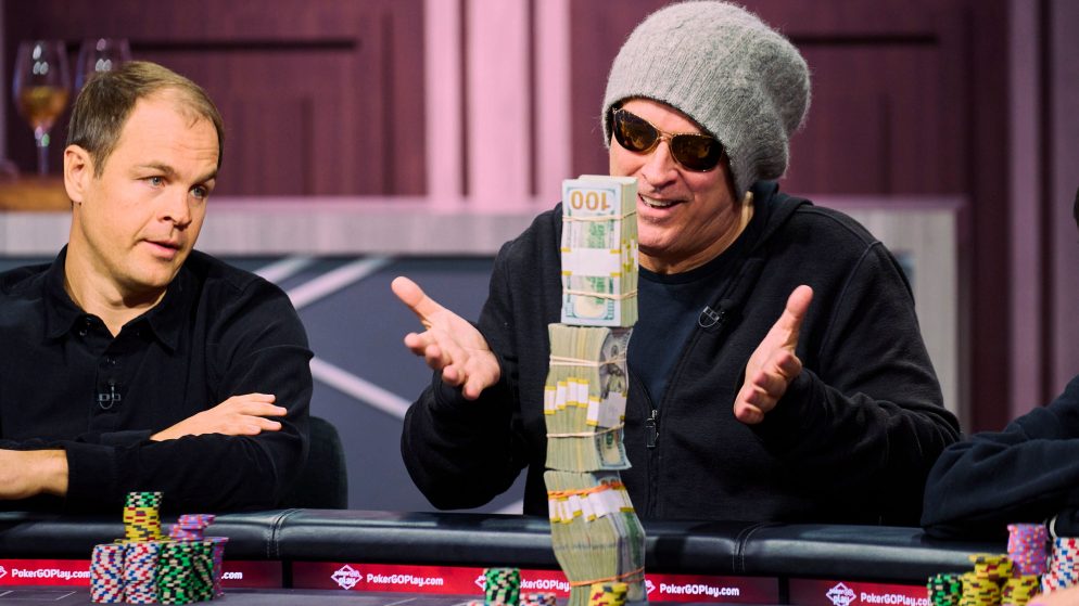 Phil Laak Busts Out the Bricks of Cash on High Stakes Poker Episode 5