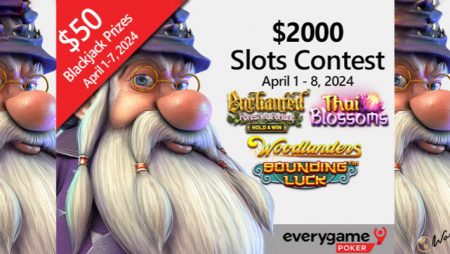 Everygame Poker Organizes a Week-Long Slots Competition That Boasts $2000 in Rewards