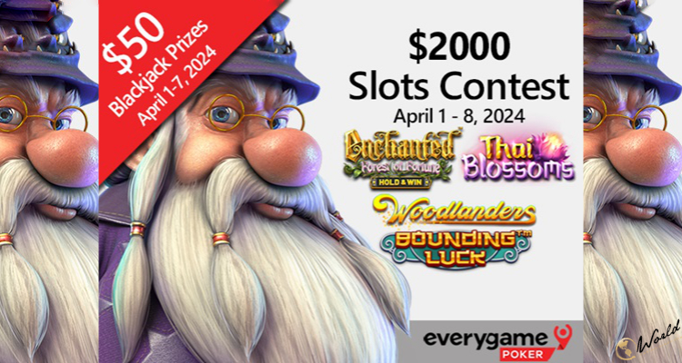 Everygame Poker Organizes a Week-Long Slots Competition That Boasts $2000 in Rewards