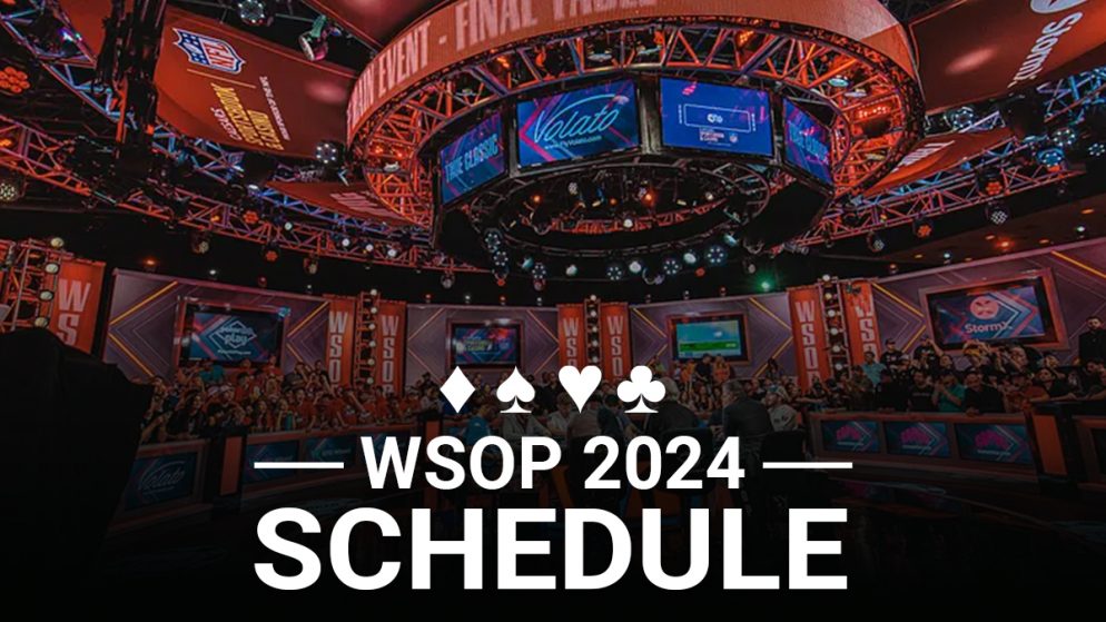 The 2024 WSOP Official Tournament Schedule
